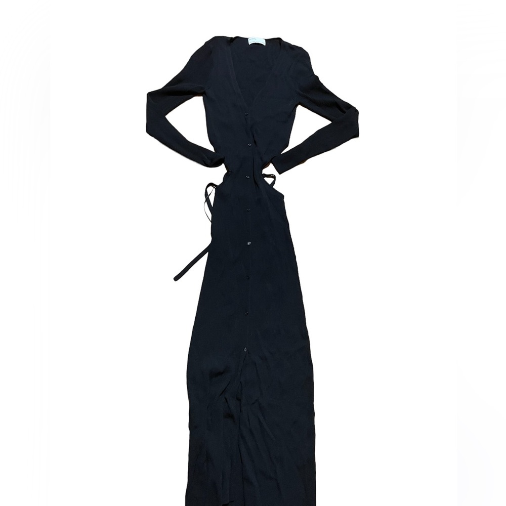Backless midi dress